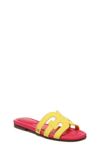 Sam Edelman Kids' Bay Slide Sandal In Yellow