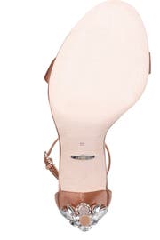 Badgley Mischka Vicia Crystal Embellished Heel Sandal (Women) | Nordstrom