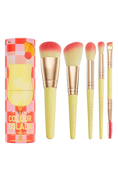 Colour Colada Cocktail 5-Piece Eye & Face Makeup Brush Set