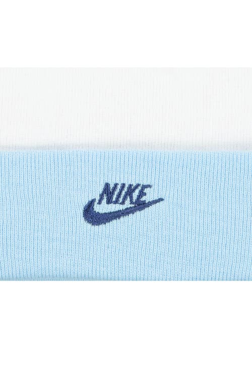 Shop Nike Futura Bodysuit In Blue Gaze
