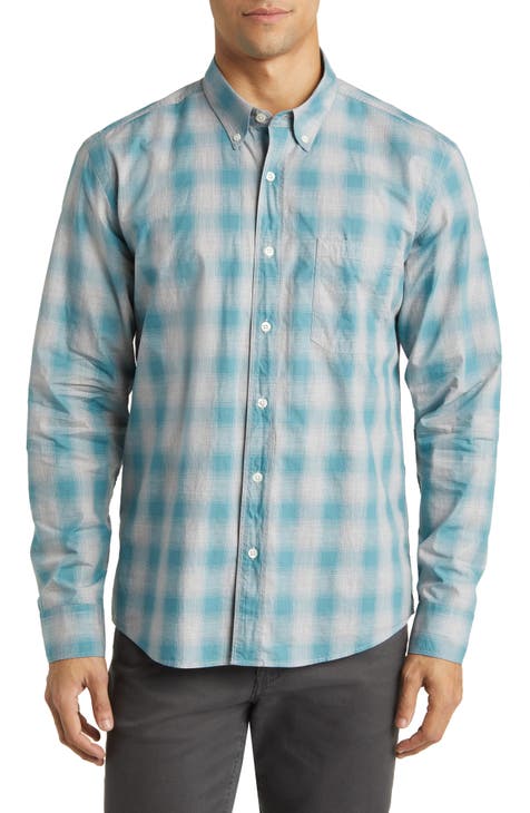 Tuscumbia Plaid Cotton Button-Down Shirt