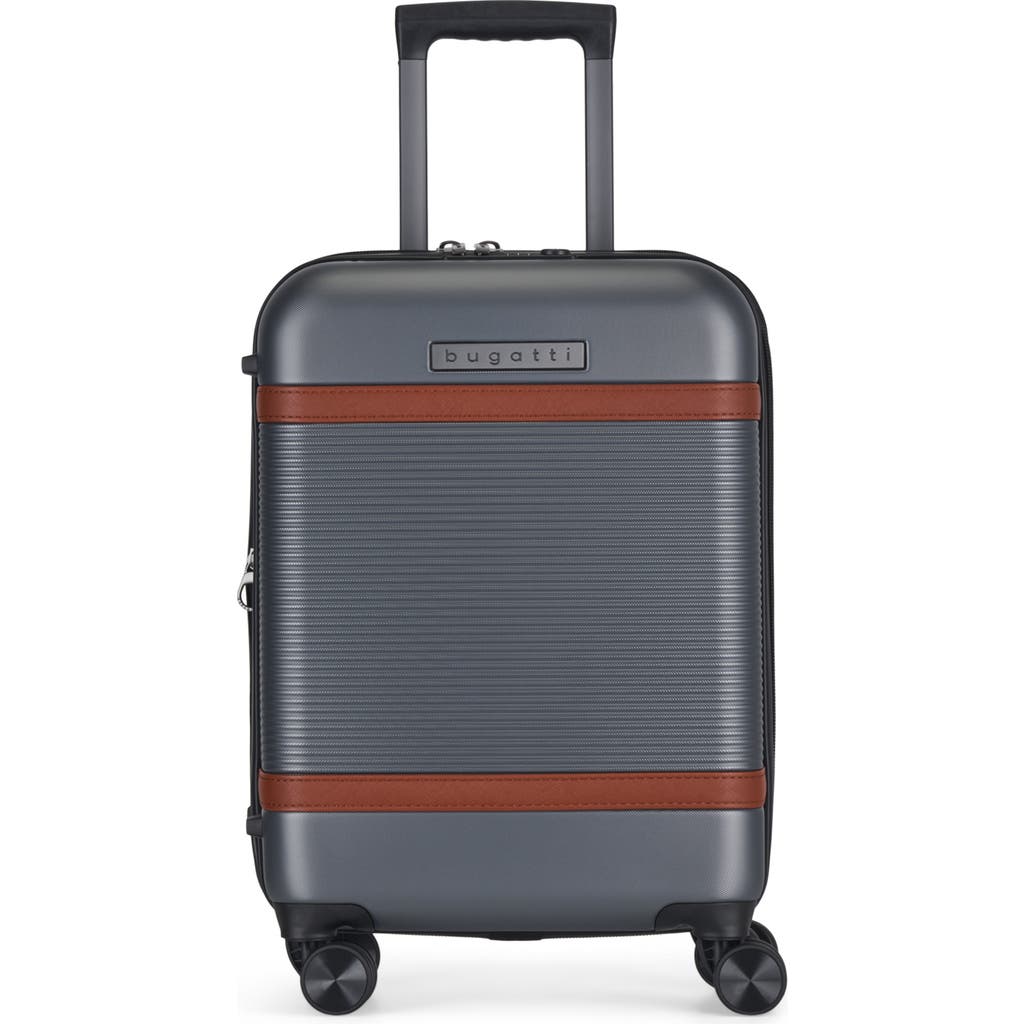 Bugatti Wellington Hardside Carry-on Luggage With Tsa Lock In Pewter