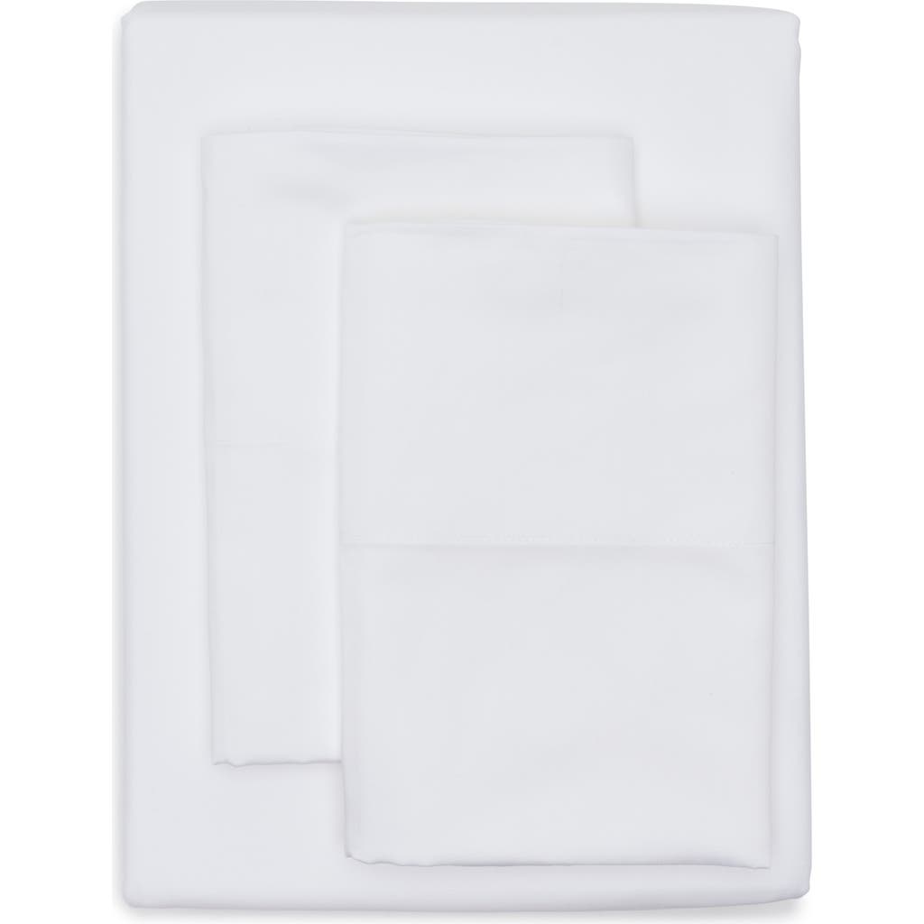 Nordstrom Rack 460 Thread Count Cotton Sateen Queen Sheet Set In White