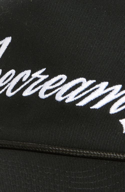 Icecream Gleam Logo Trucker Hat In Black