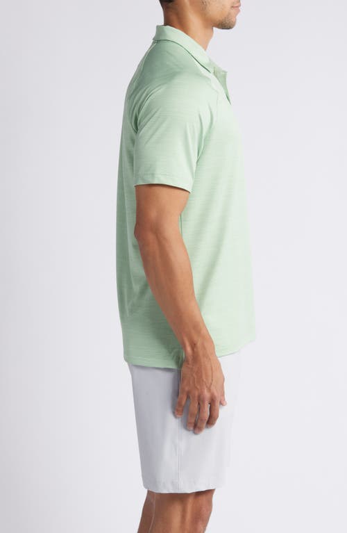 Shop Zella Chip Performance Golf Polo In Green Quiet