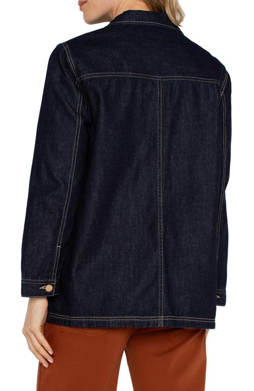 Shop Liverpool Denim Chore Coat In Loma Linda