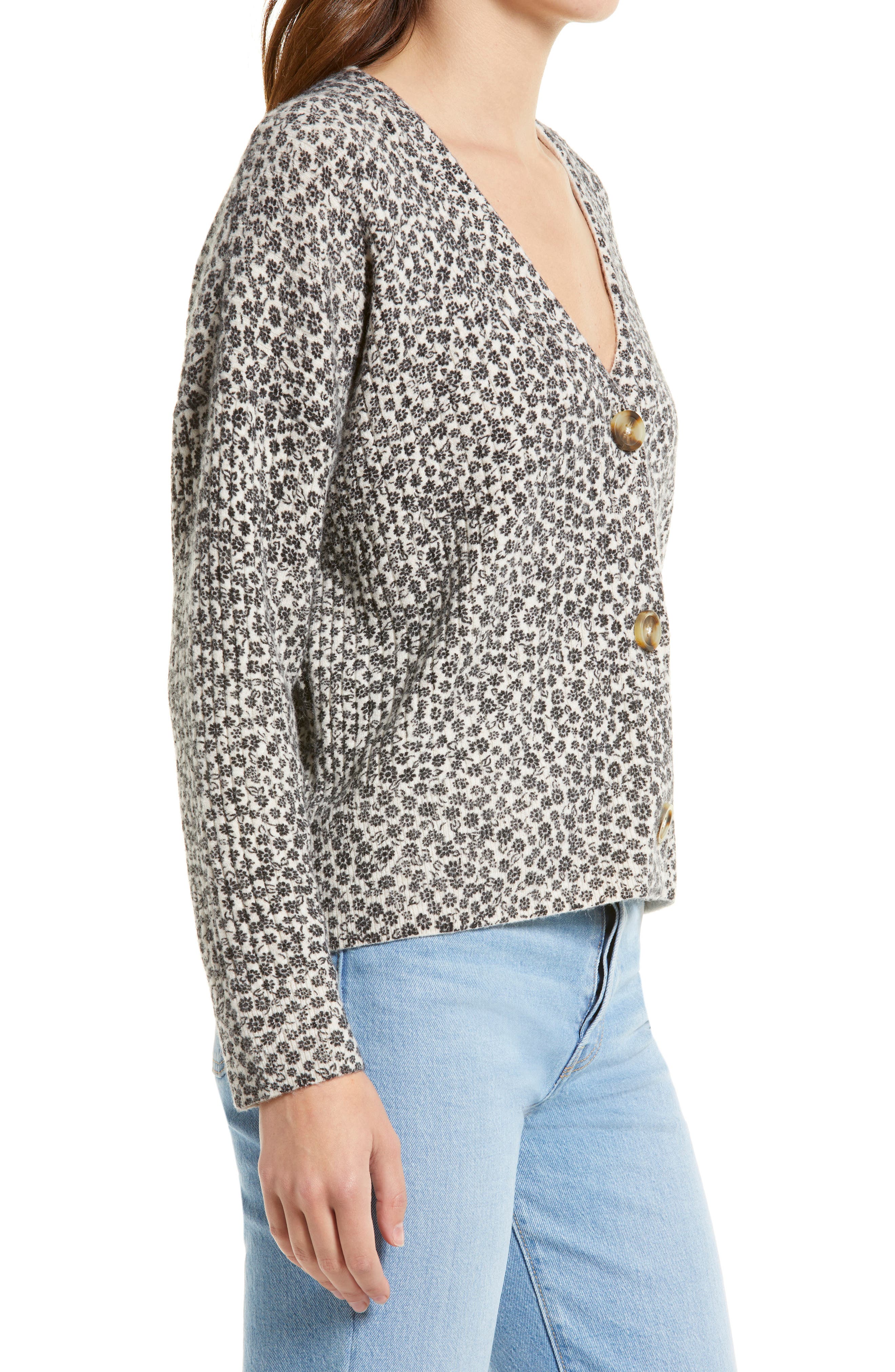 madewell cameron ribbed cardigan