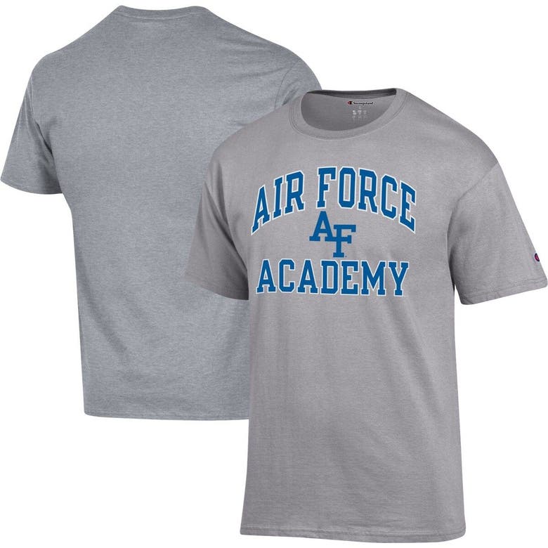 Champion Heather Gray Air Force Falcons High Motor T-shirt