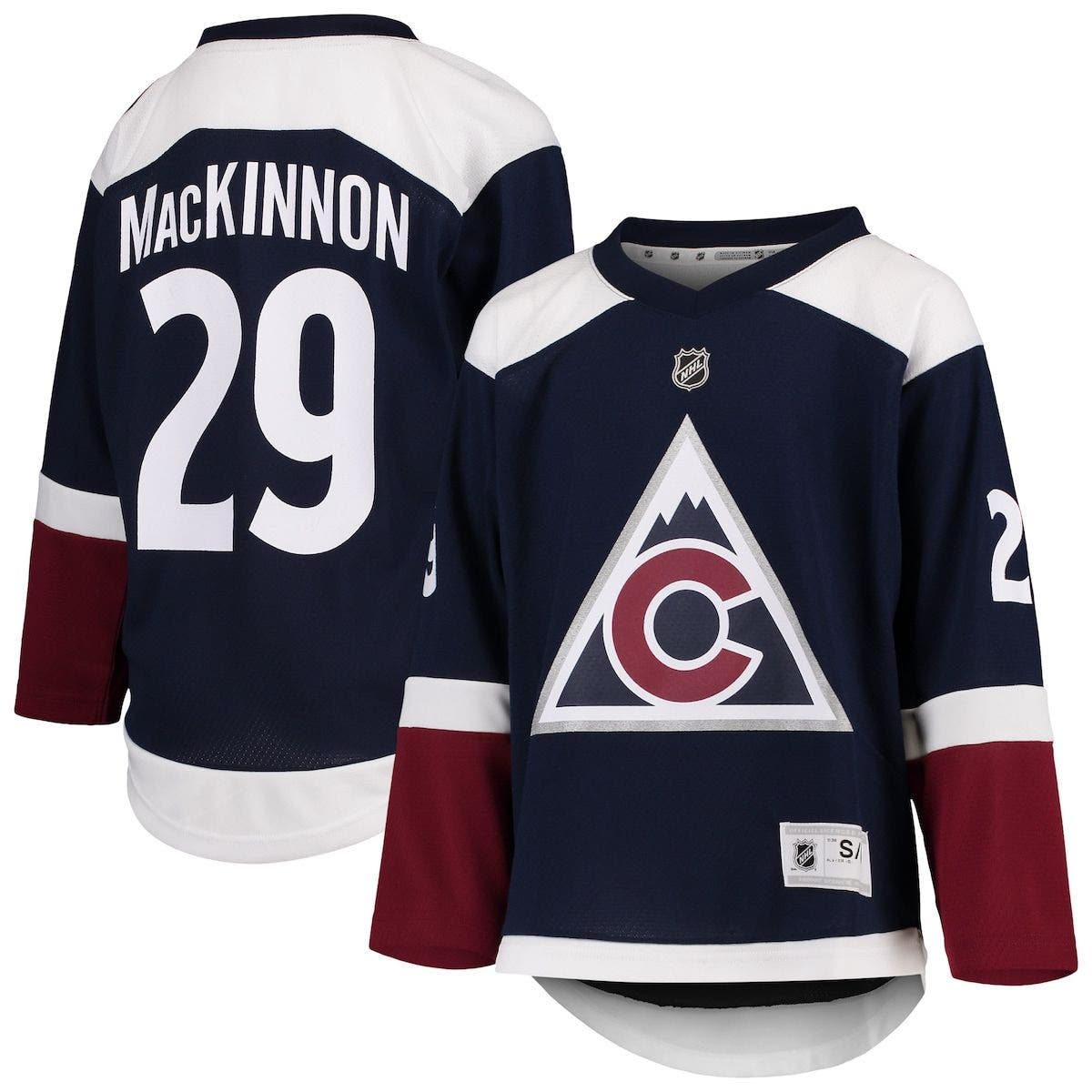 Outerstuff Youth Nathan MacKinnon Navy Colorado Avalanche Alternate Replica Player Jersey 