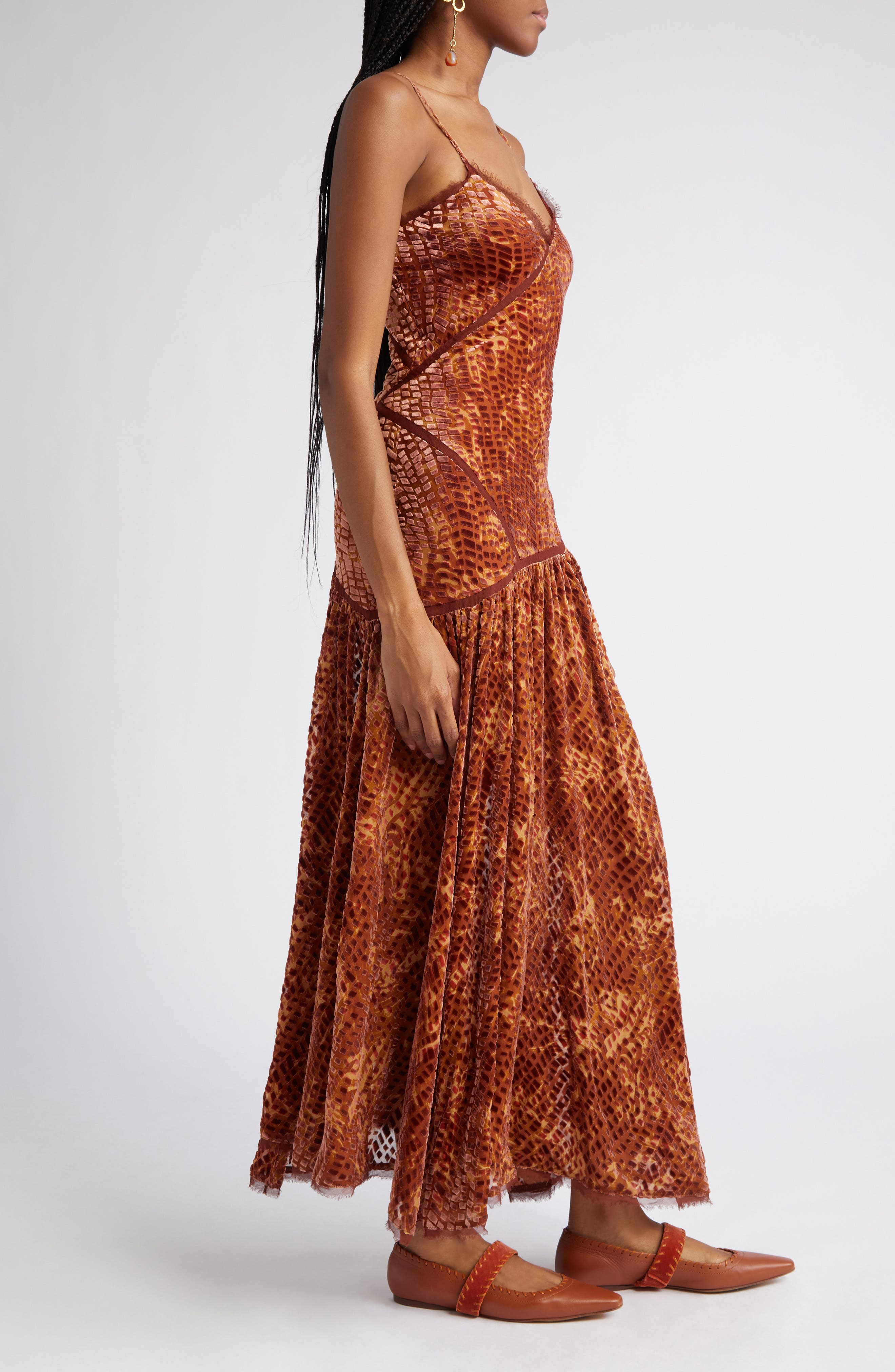 Ulla Johnson Elodie Burnout Velvet Maxi Dress | Smart Closet