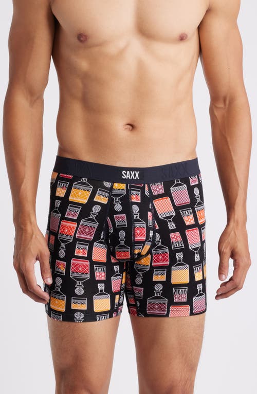 SAXX Vibe Xtra Super Soft Boxer Briefs in Top Shelf-Black 