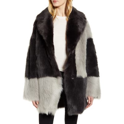Hiso Reversible Genuine Shearling Coat, Black