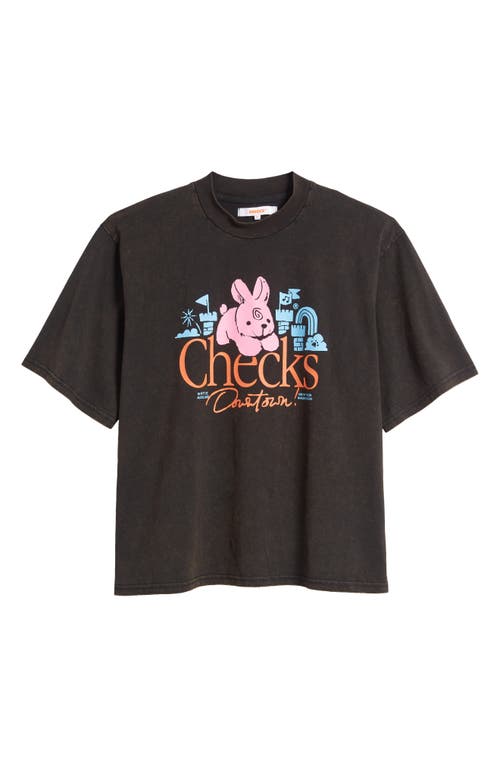 Shop Checks Imagination Graphic T-shirt In Liquorice