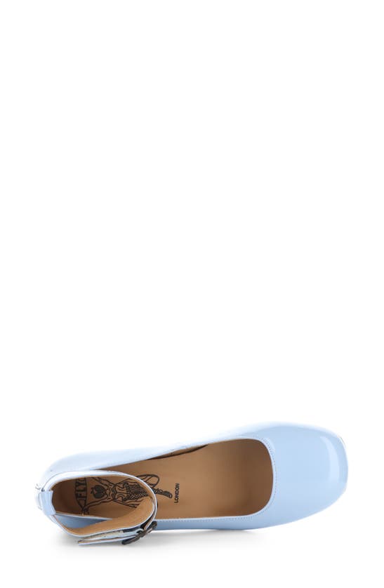 Shop Fly London Sazi Ankle Strap Pump In 001 Sky Blue Nappalak