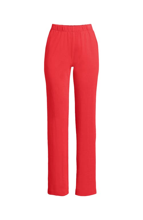 Shop Lands' End Plus Size Sport Knit High Rise Pants In Sahara Desert