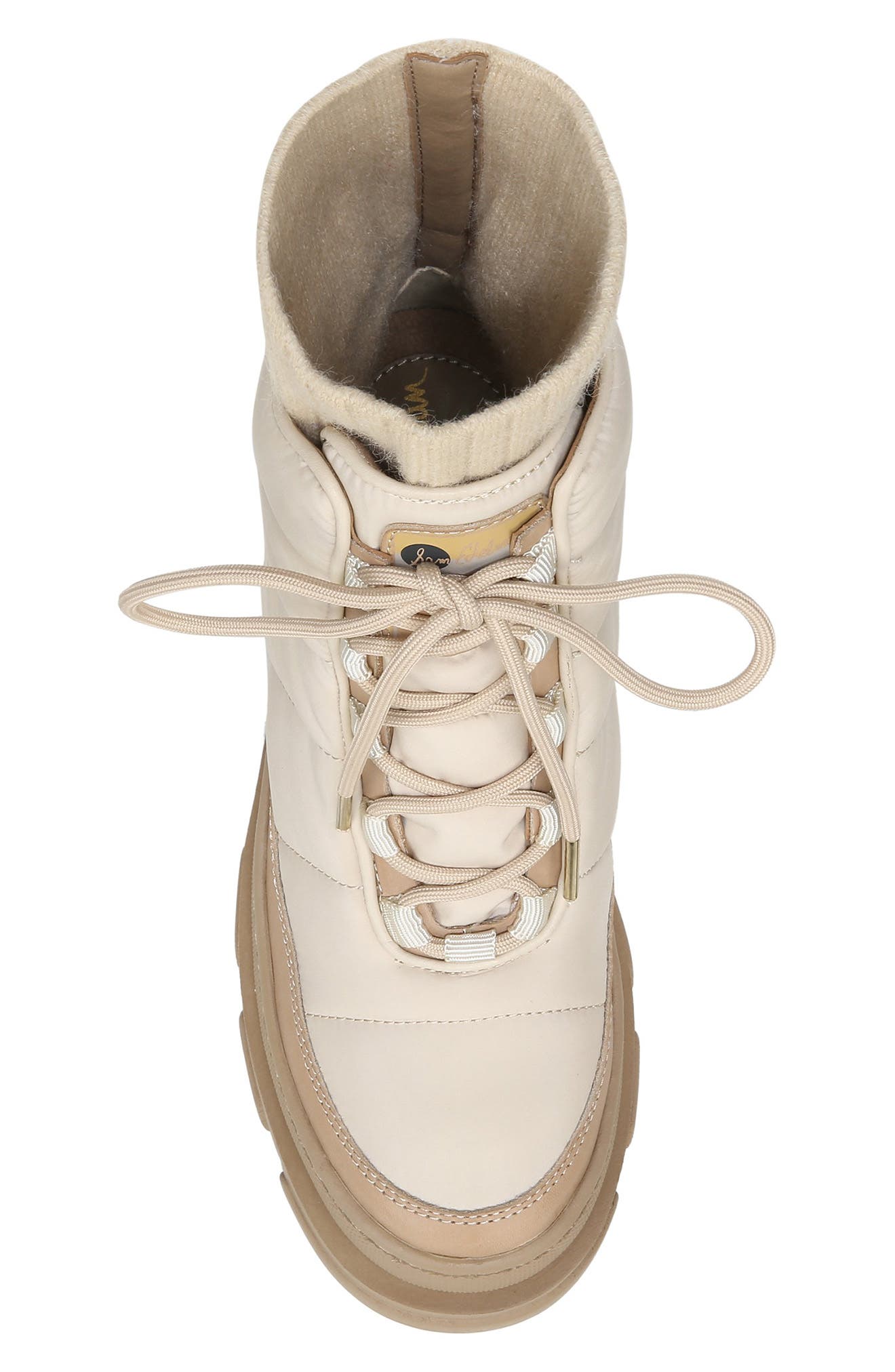 Sam Edelman Tabitha Quilted LaceUp Boot (Women) Nordstrom