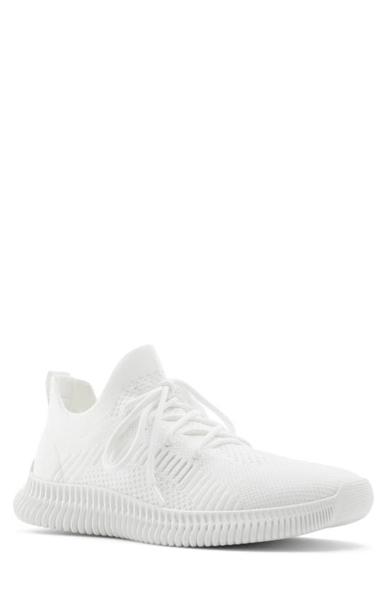 Aldo Gilgai Knit Sneaker In White
