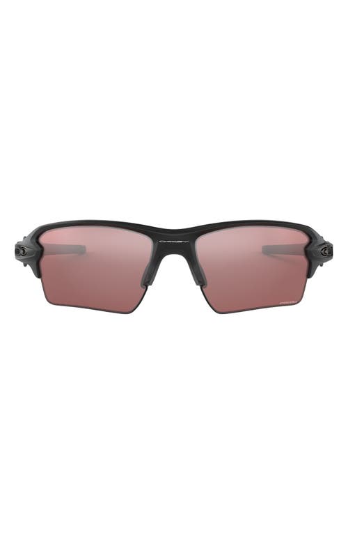 Oakley Flak 2.0 XL 59mm Prizm Semi Rimless Wrap Sunglasses in Black at Nordstrom