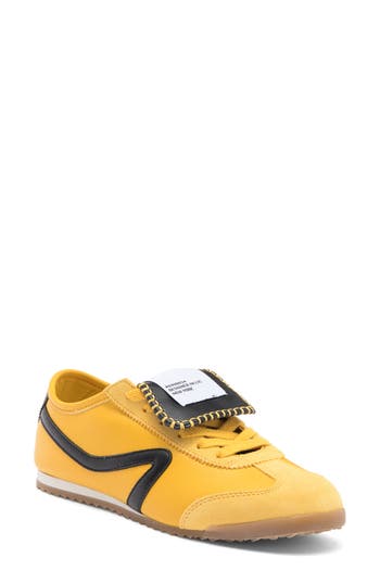 Shop Steve Madden Jaiden Grip Sole Sneaker In Yellow Multi