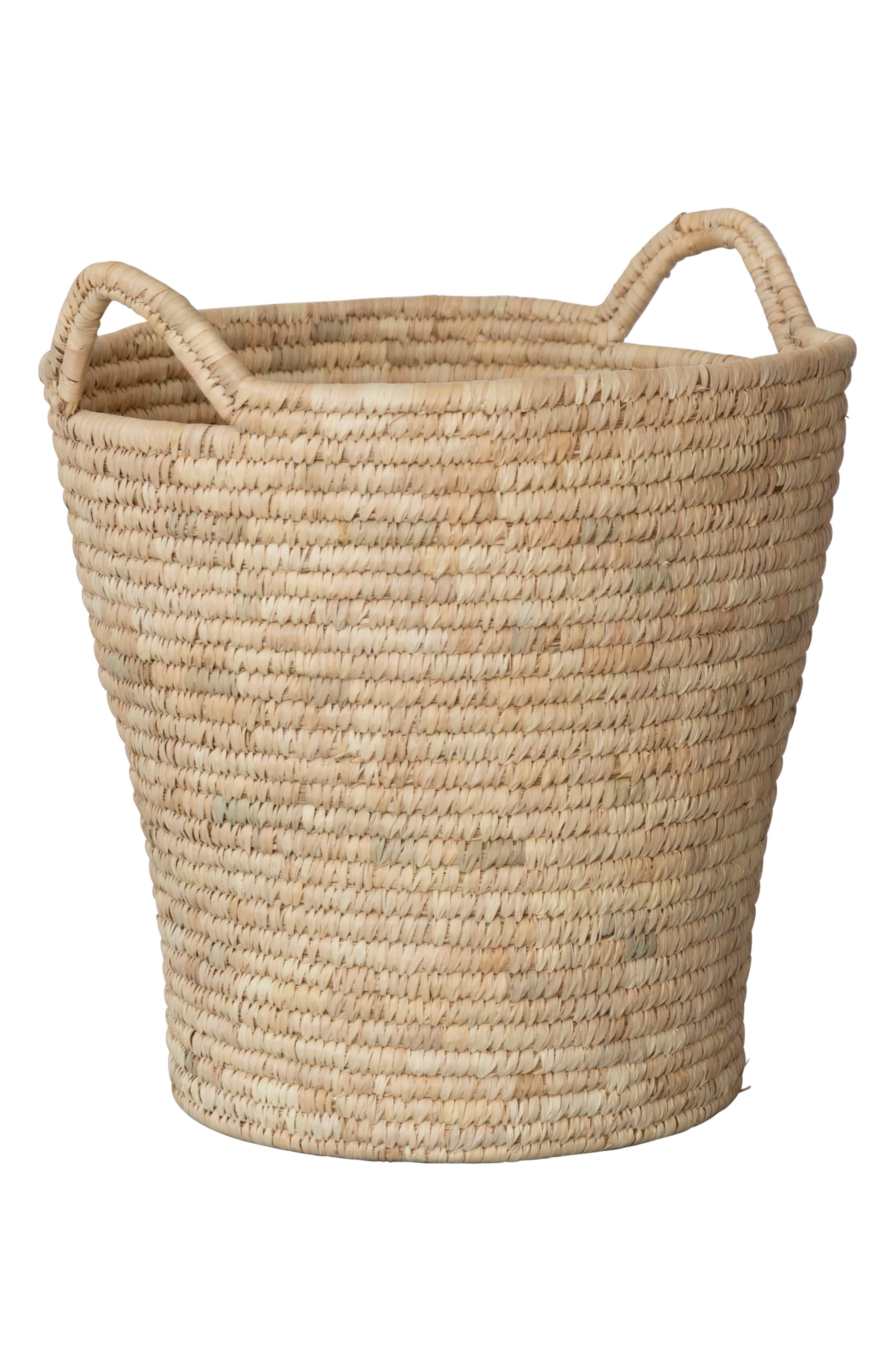 Round Palm Laundry Basket
