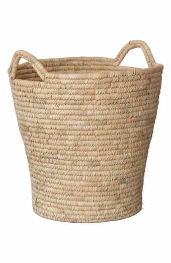 Will & Atlas Set of 2 Rectangular Jute Tray Baskets in Charcoal