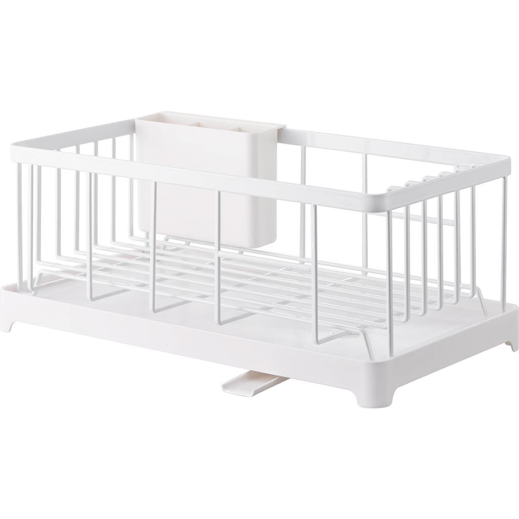 Yamazaki Tower Wire Dish Drainer Rack In White