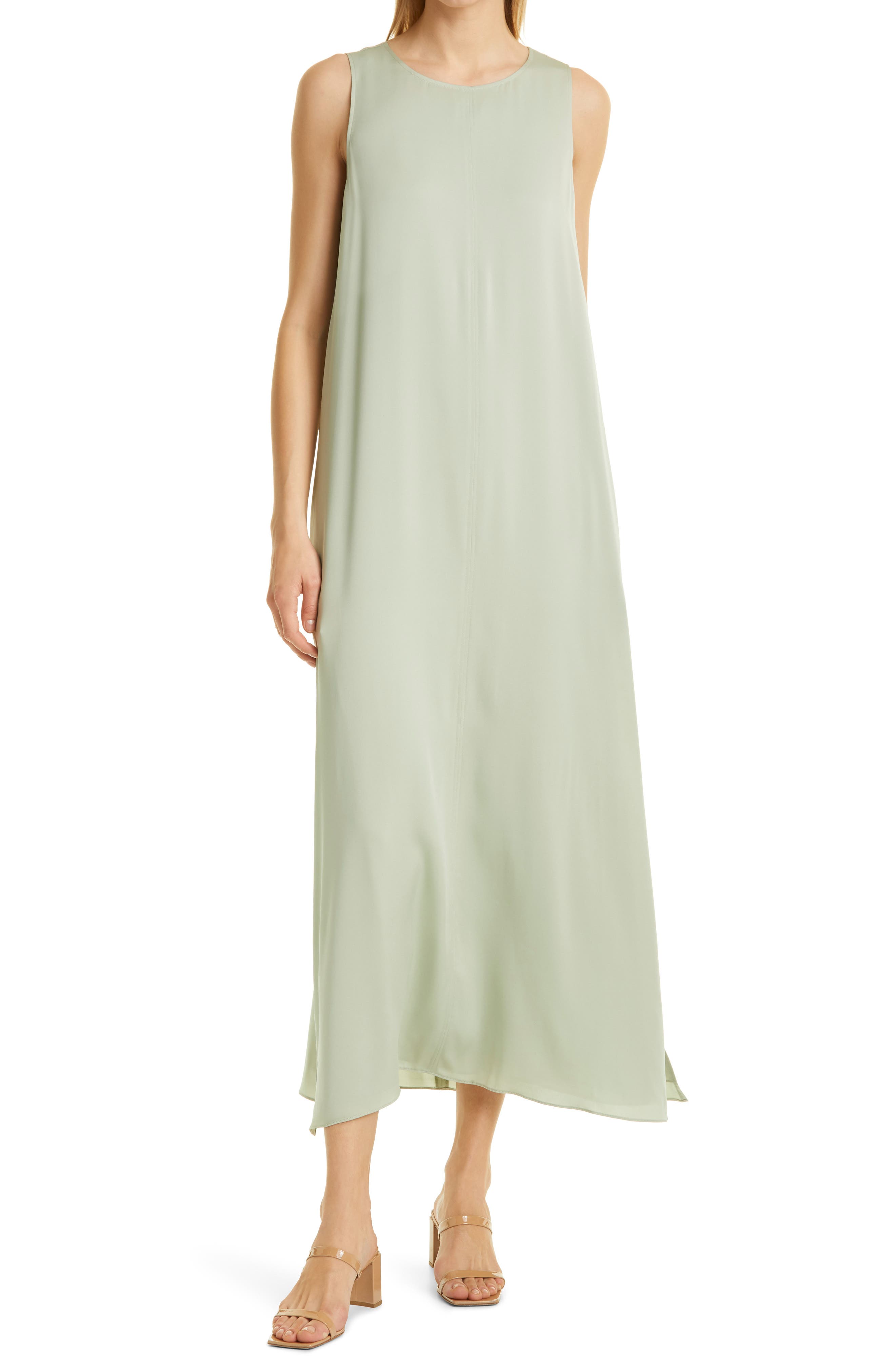 silk tank dress