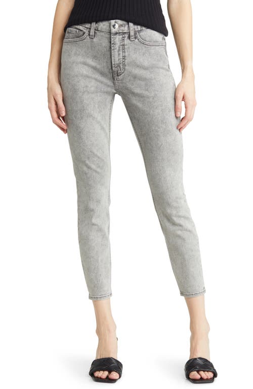 JEN7 by 7 For All Mankind Ankle Skinny Jeans in Stonewash Grey