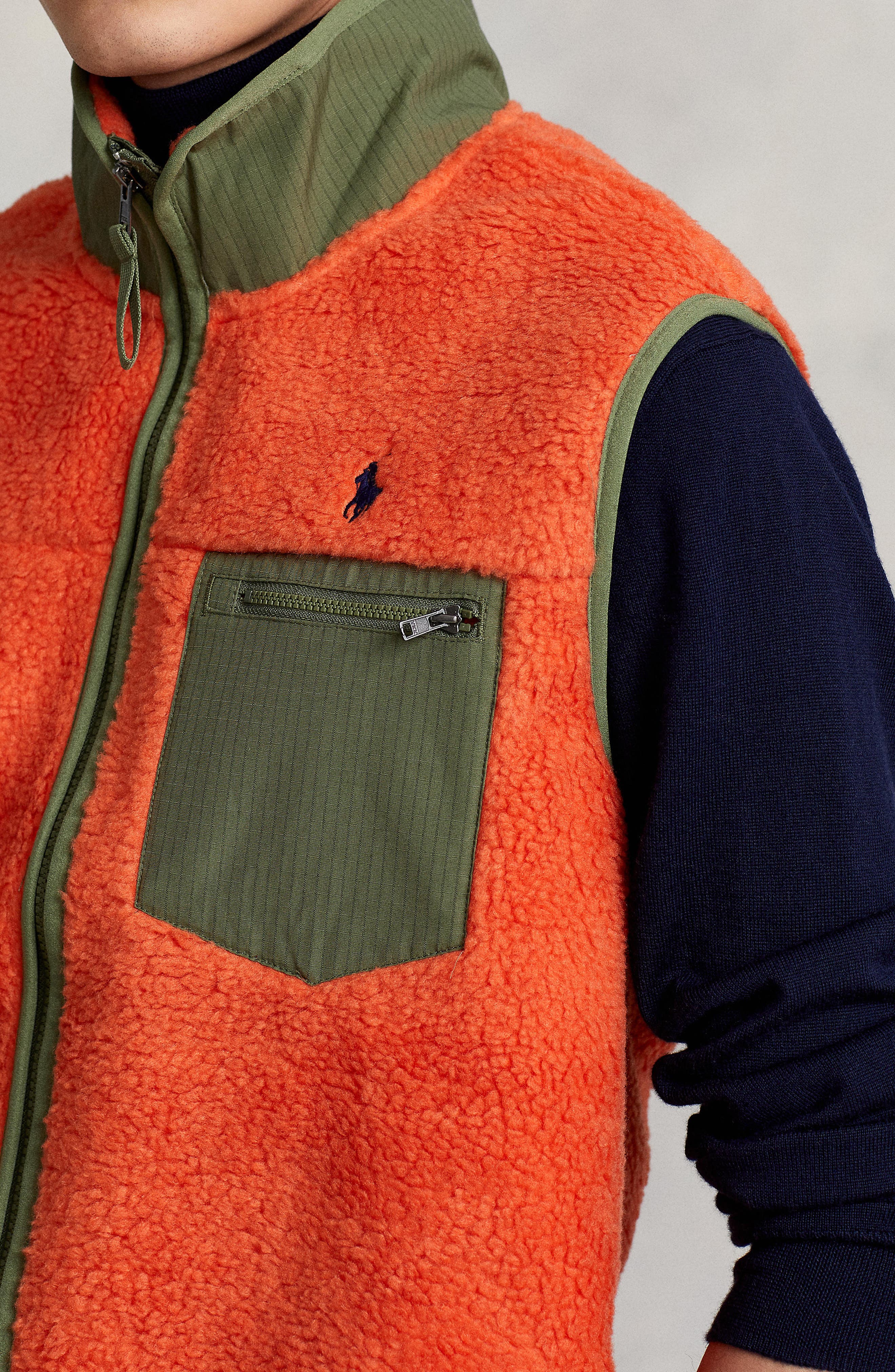 polo ralph lauren fleece vest