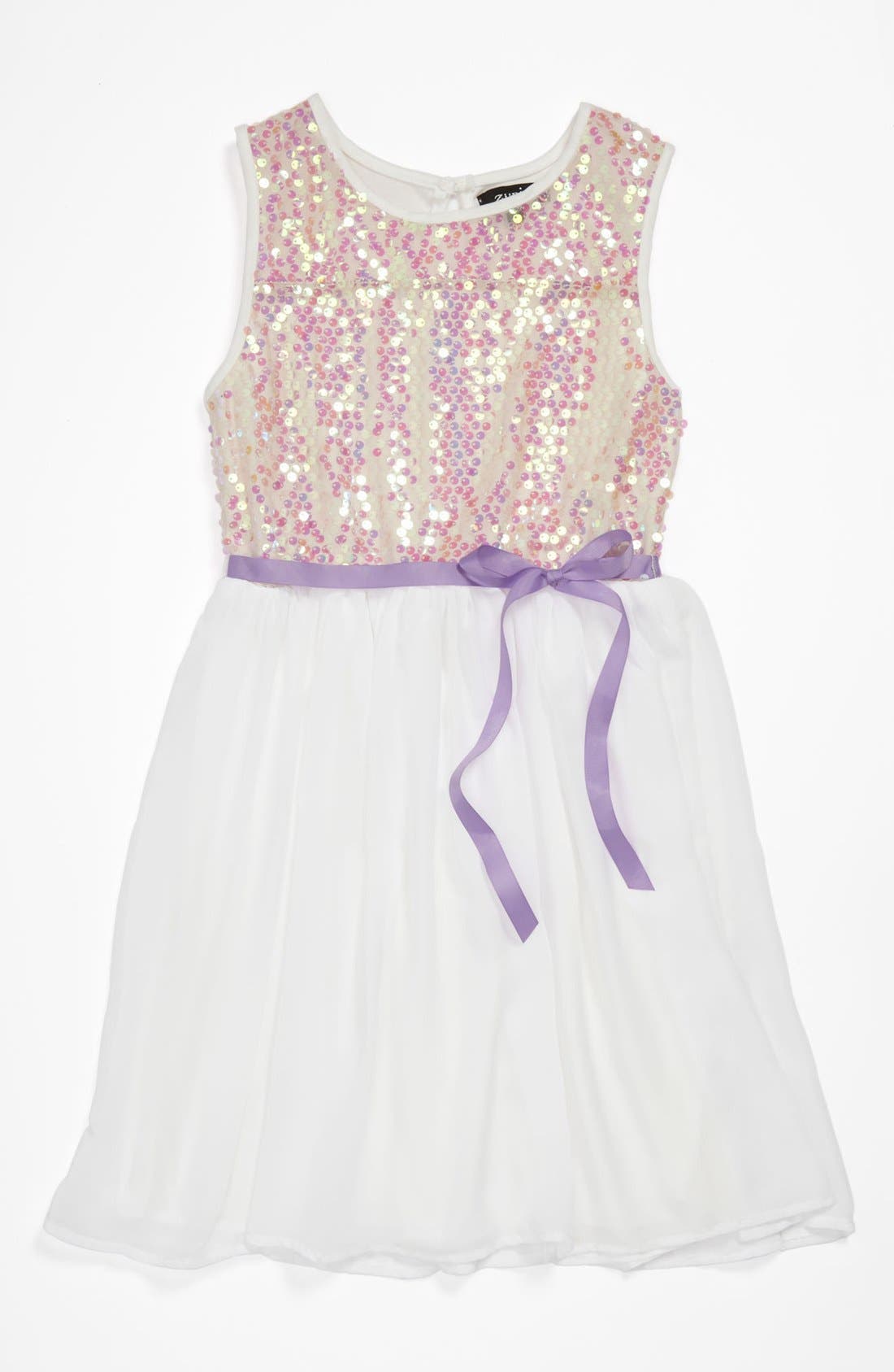 Zunie Sleeveless Skater Dress (Big Girls) Nordstrom