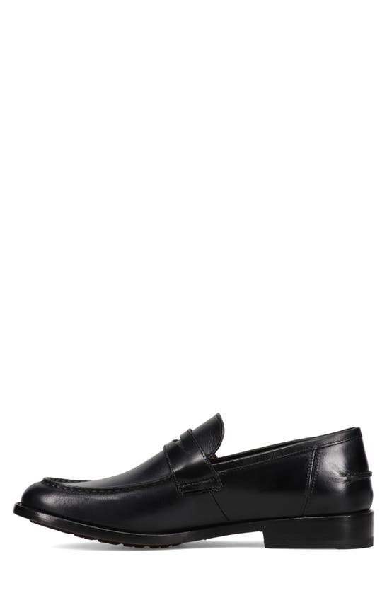 Frye Tyler Penny Loafer In Black