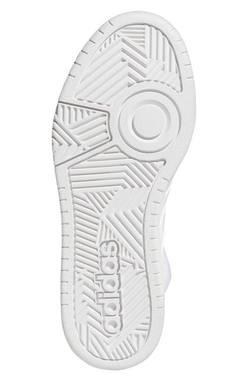 Adidas Originals Adidas Hoop 3.0 Mid Classic Sneaker In White/white/dash Grey