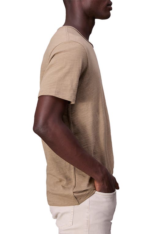 Shop Rag & Bone Classic Flame Slub Cotton T-shirt In Desert