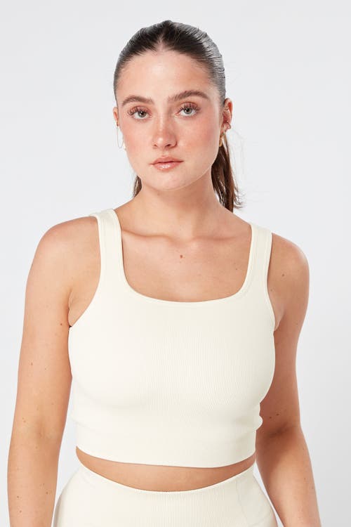 TWILL ACTIVE TWILL ACTIVE RECYCLED SEAMLESS RIB CROP TOP 