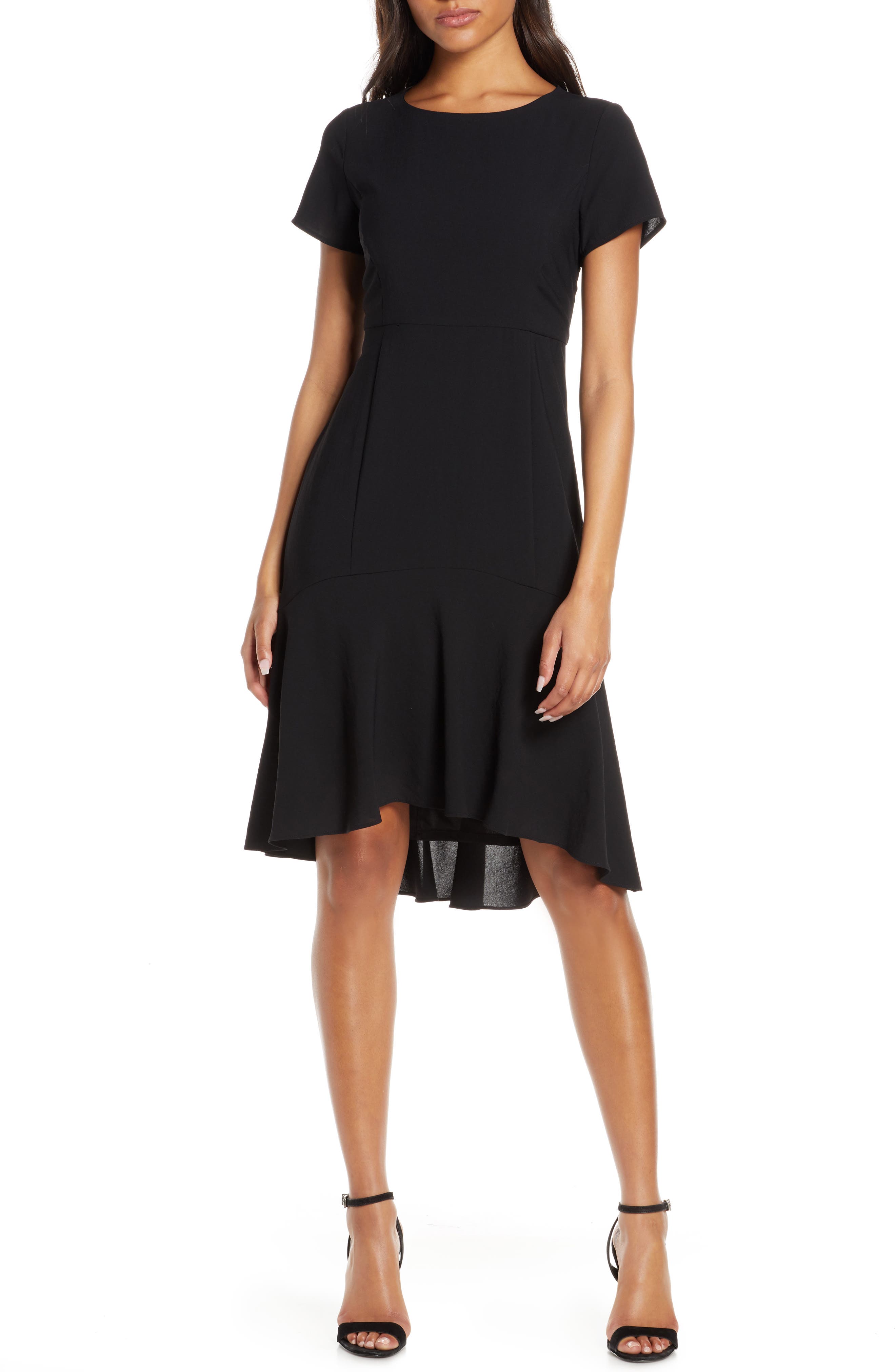 Avec Les Filles High/low Sheath Dress