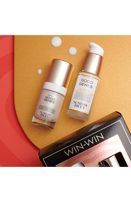 Shop Sunday Riley Win-win Good Genes Serum Set $128 Value In No Color