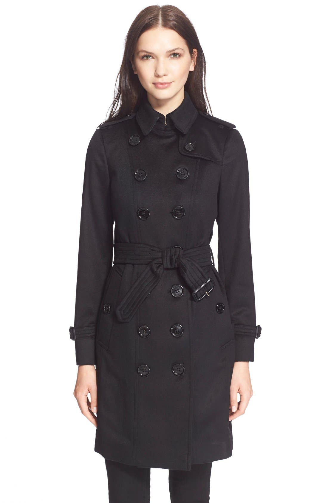 burberry cashmere trench coat