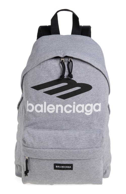 Shop Balenciaga Explorer Backpack In Heather Grey Multi