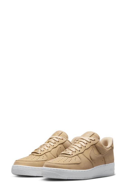 Nike Air Force 1 '07 Prm Sneaker In Vachetta Tan/white