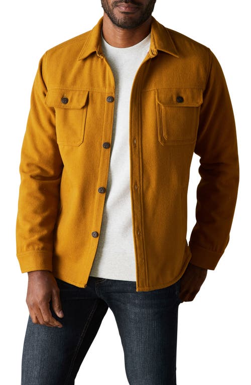 Shop The Normal Brand Brightside Flannel Lined Workwear Jacket In Yellow