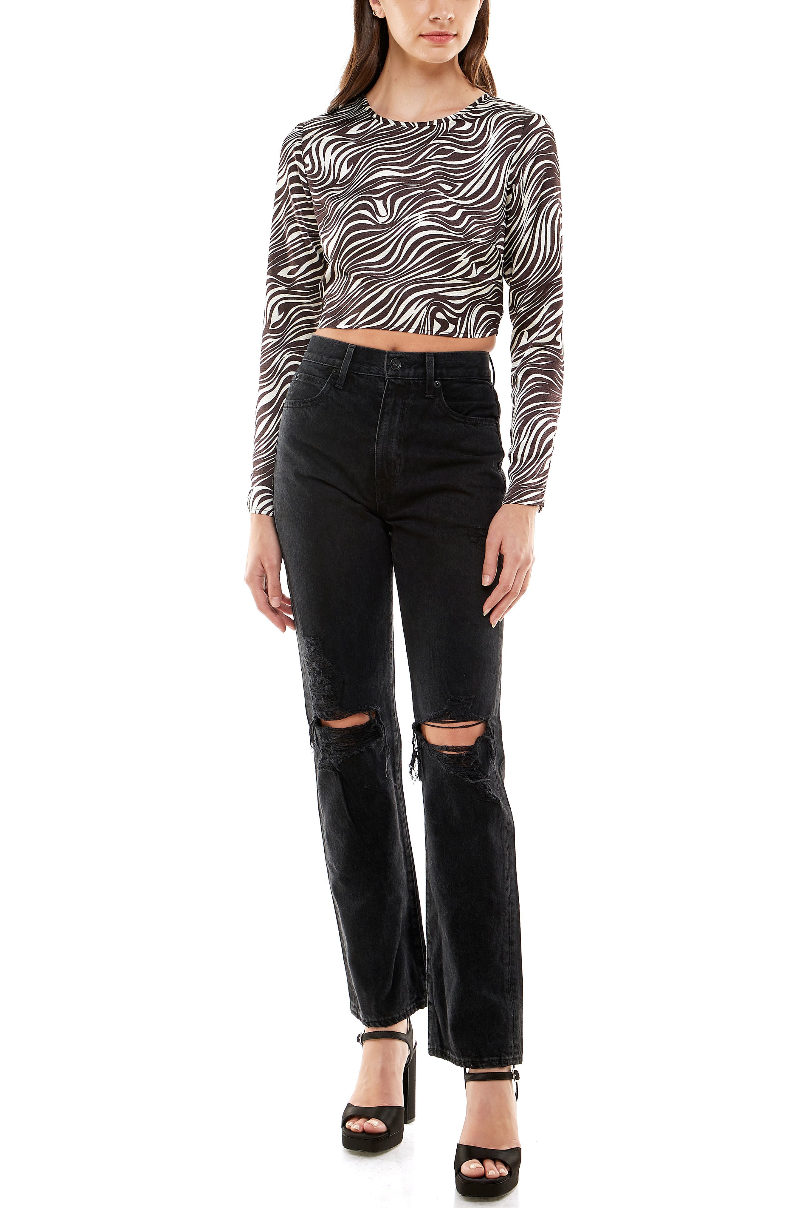 WAYF Natural Instincts Open Back Top 