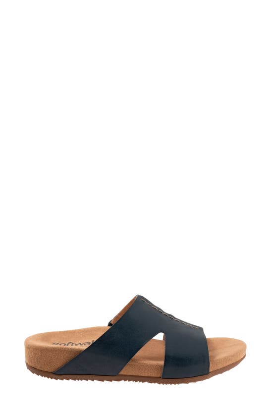 Softwalk Beverly Sandal In Navy