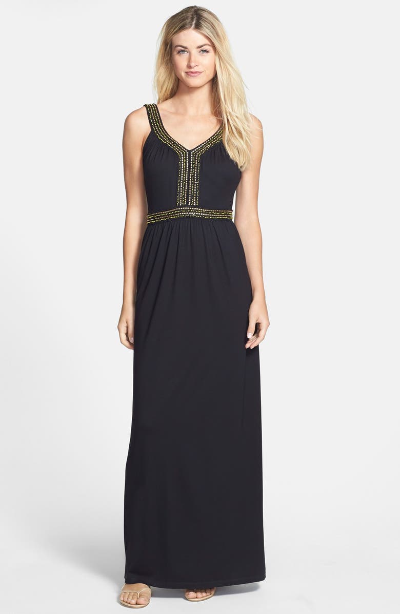 French Connection 'Haute' Embellished Jersey Maxi Dress | Nordstrom