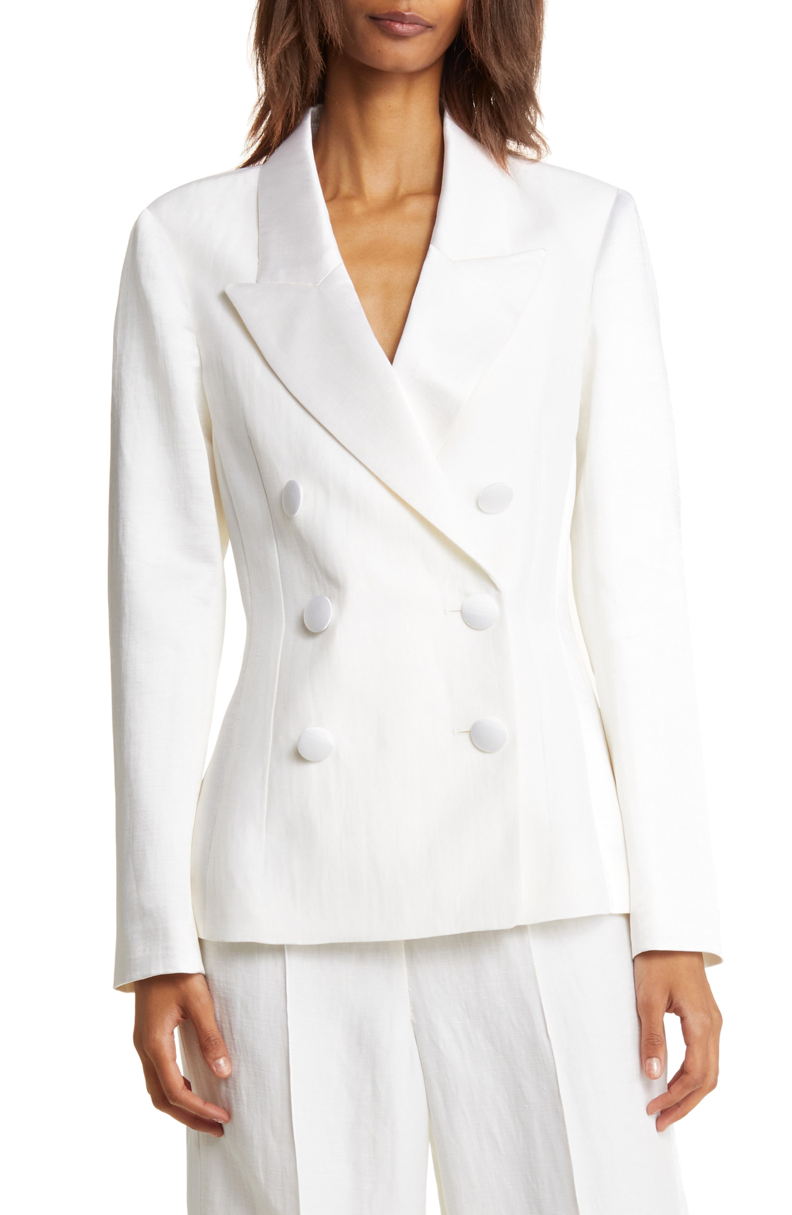 Fay Kids double-breasted blazer - White