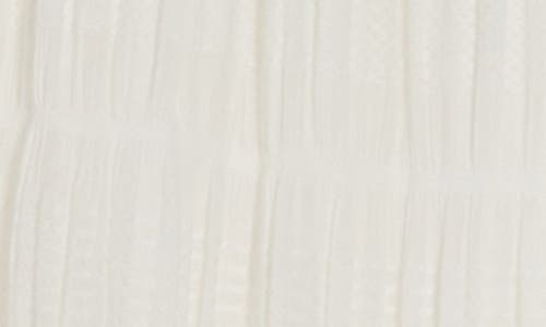 Shop Max Studio Textured Midi Skirt In White-white