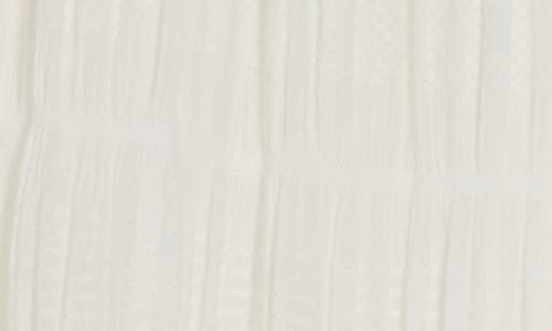 Max Studio Textured Midi Skirt In White-white