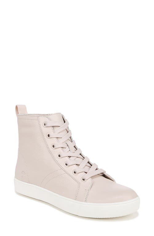 Naturalizer Morrison Water Repellent High Top Sneaker Linen Rose Leather at Nordstrom,