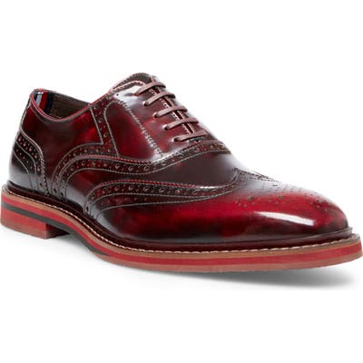 Steve Madden Cingular Wingtip, Red