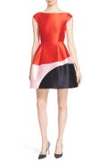 kate spade new york colorblock fit & flare dress | Nordstrom