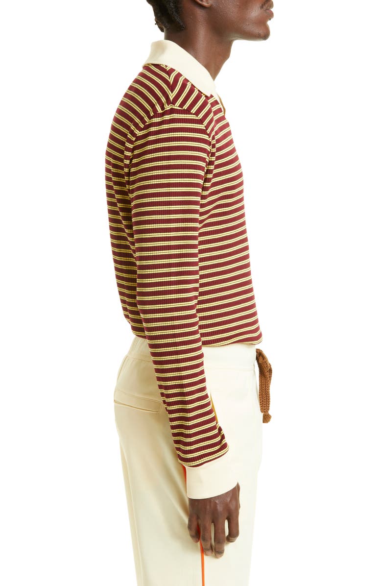 WALES BONNER Sonic ストライプ ニットポロ esnbilbao.org